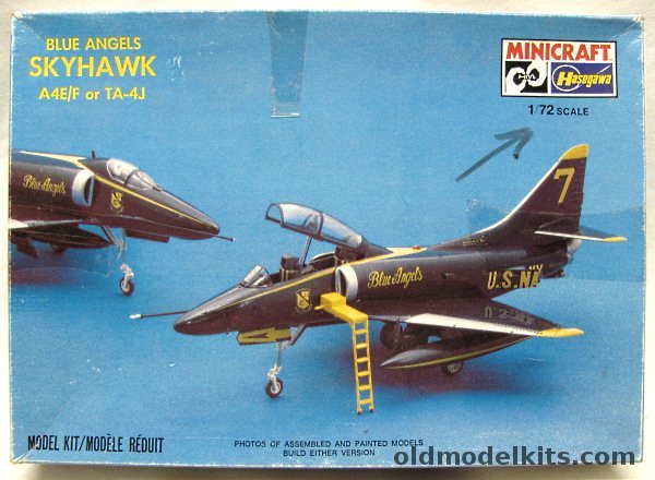 Hasegawa 1/72 Blue Angels A-4E/F or TA-4J Skyhawk, 1140 plastic model kit